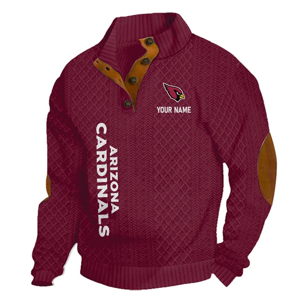 AC NFL Basic Knitted Stand Collar Sweatshirt DDT CTND