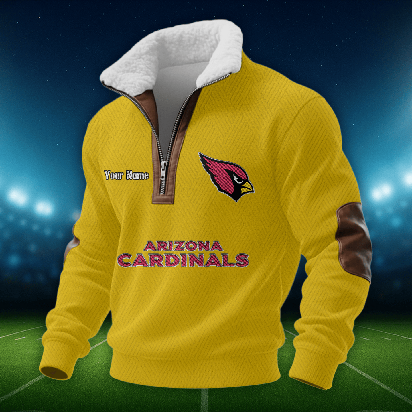 AC NFL Men Fur Collar Sweatshirt DDT CTND