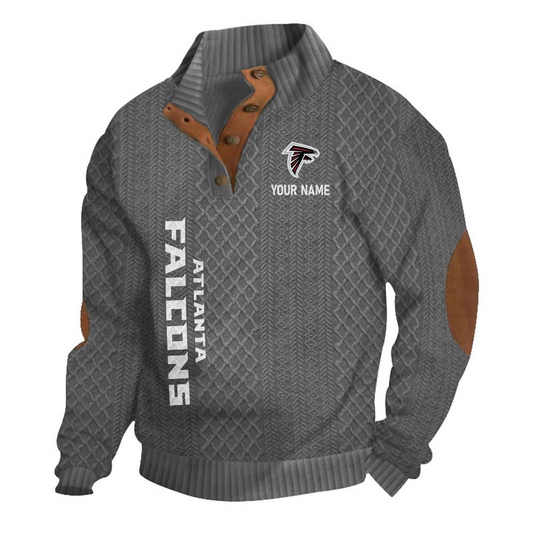 AF NFL Basic Knitted Stand Collar Sweatshirt DDT CTND