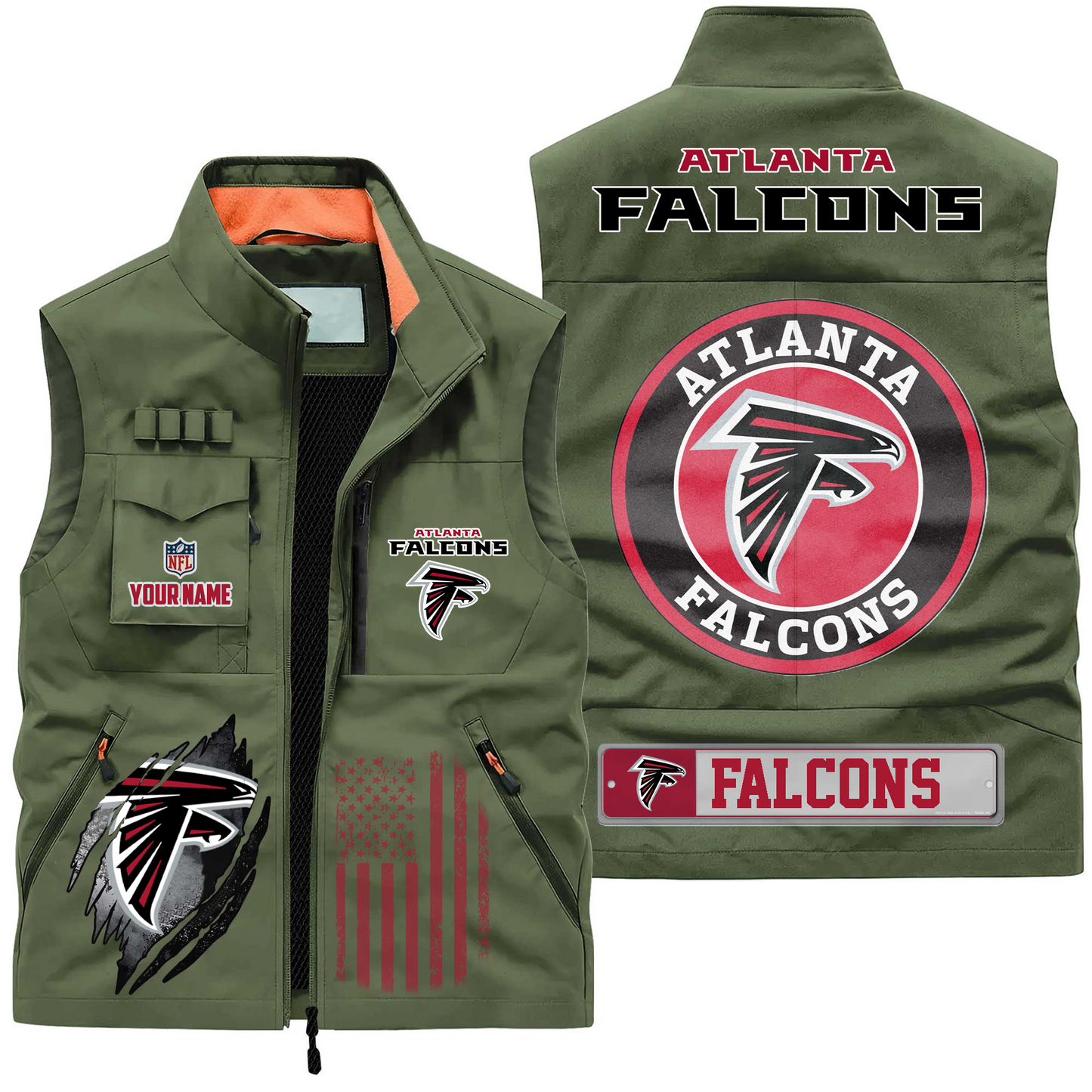 AF Premium NFL Fishing Vest DDT CTND