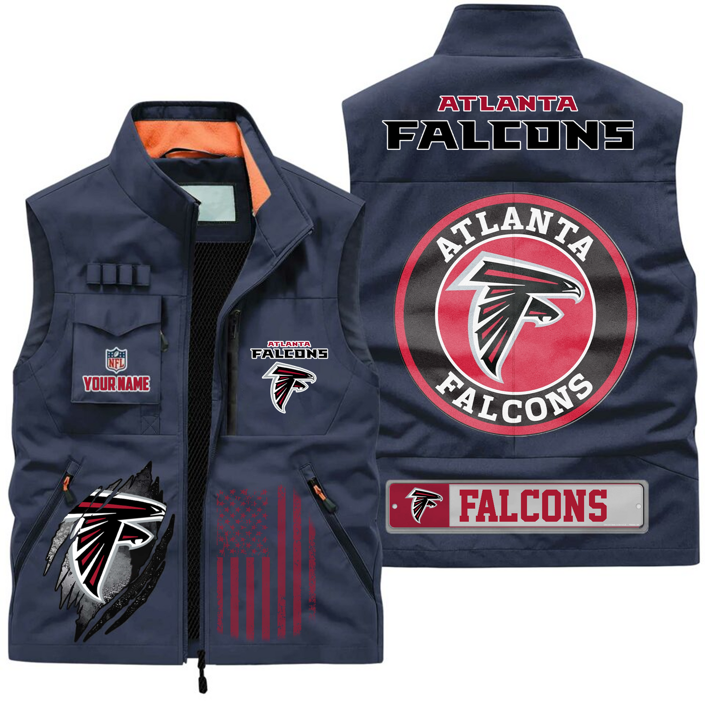 AF Premium NFL Fishing Vest DDT CTND