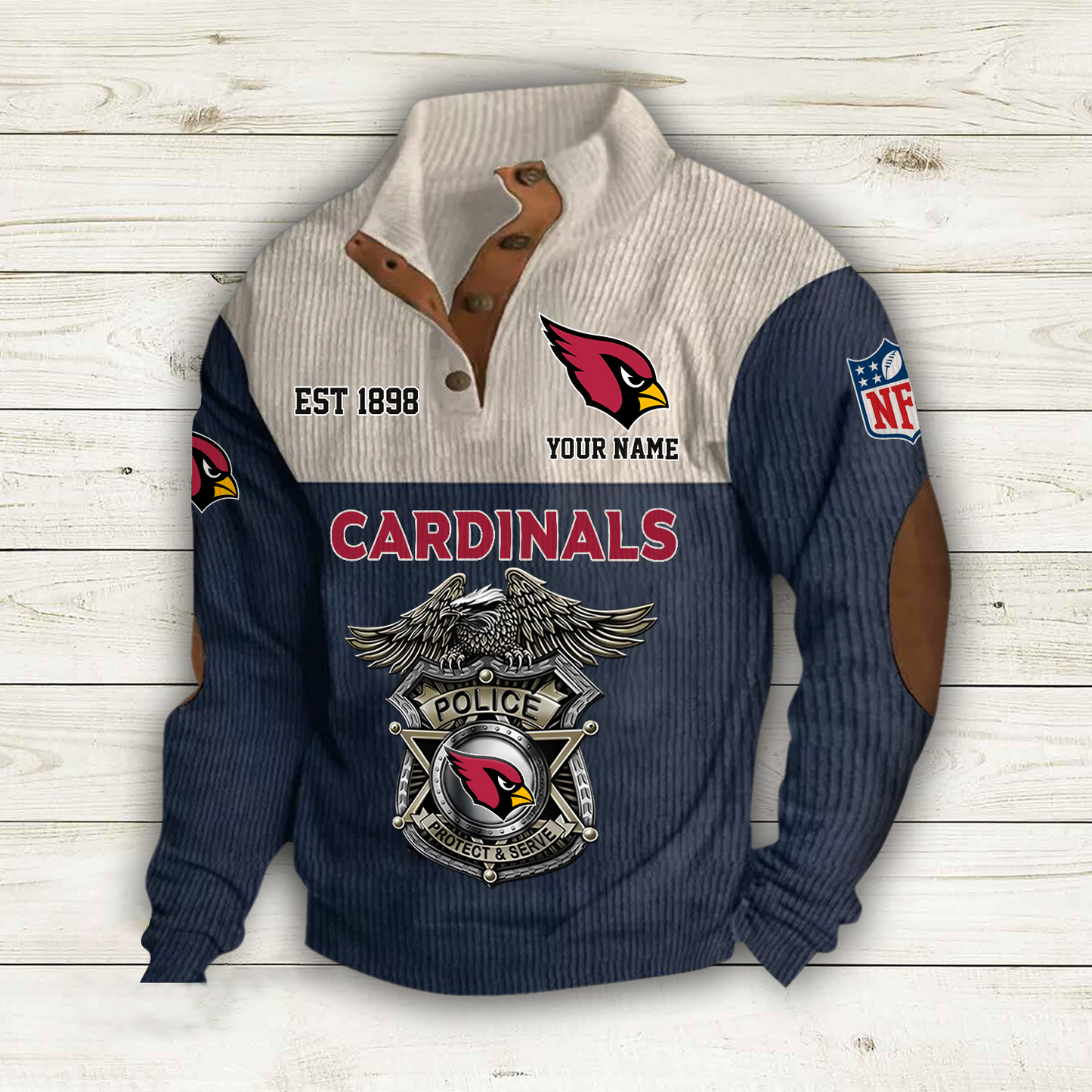 ARI x NFL Custom Name Sport Sweatshirt DatND DVT
