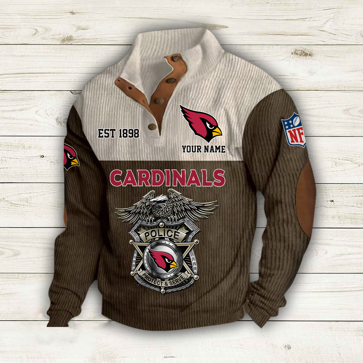 ARI x NFL Custom Name Sport Sweatshirt DatND DVT