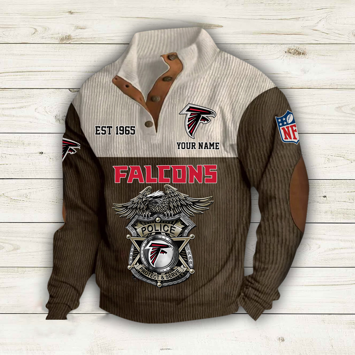 ATL x NFL Custom Name Sport Sweatshirt DatND DVT