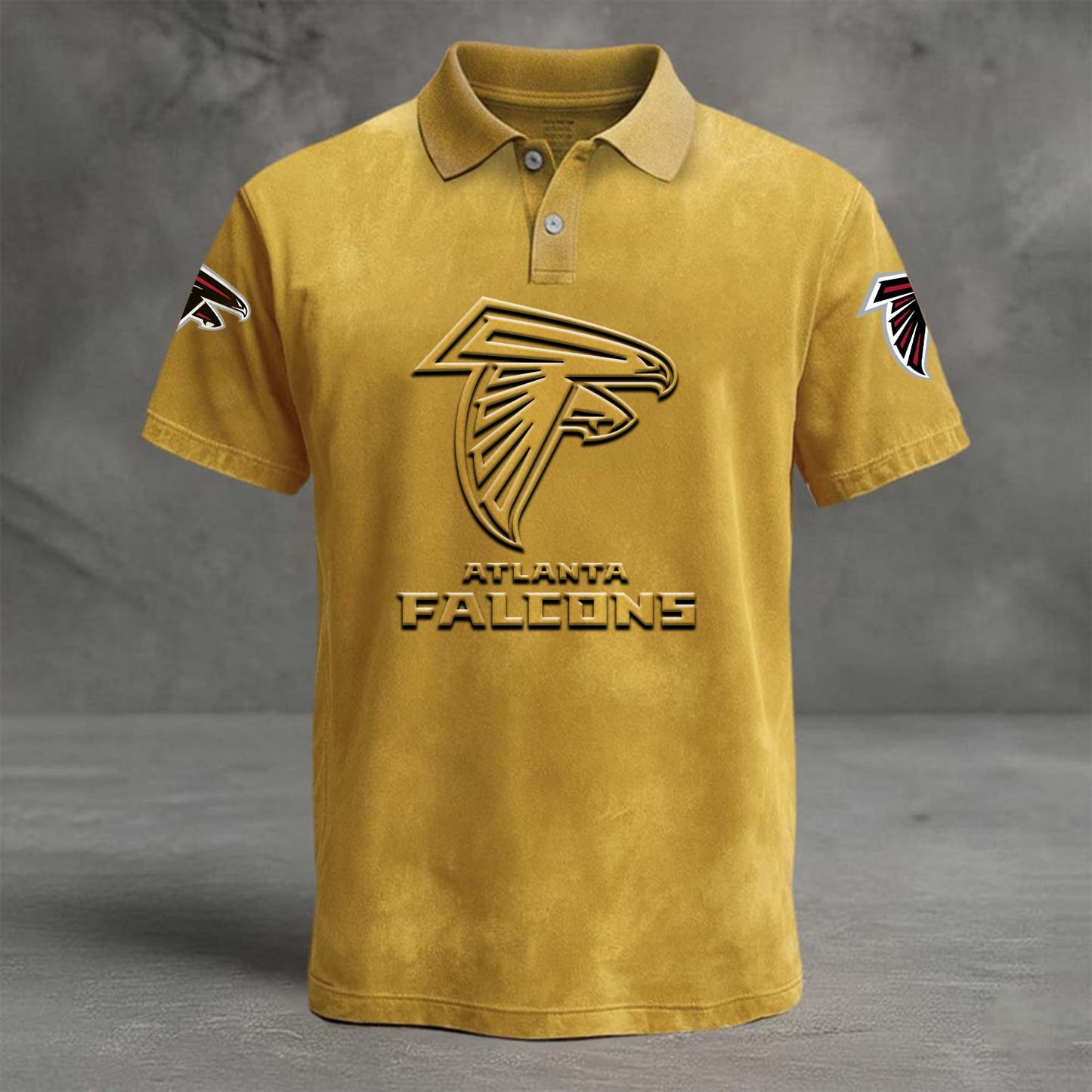 ATL x NFL Embossed Polo Shirt DATND TANTD
