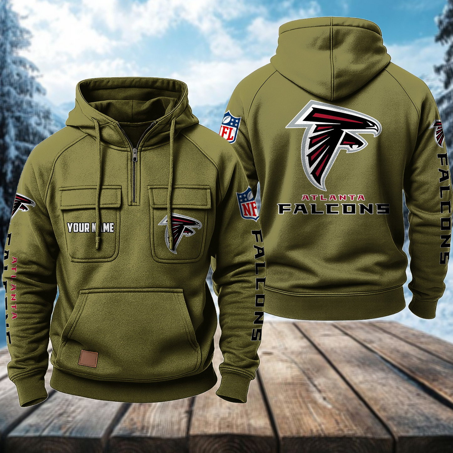 ATL x NFL Premium Hoodie DATND TANTD