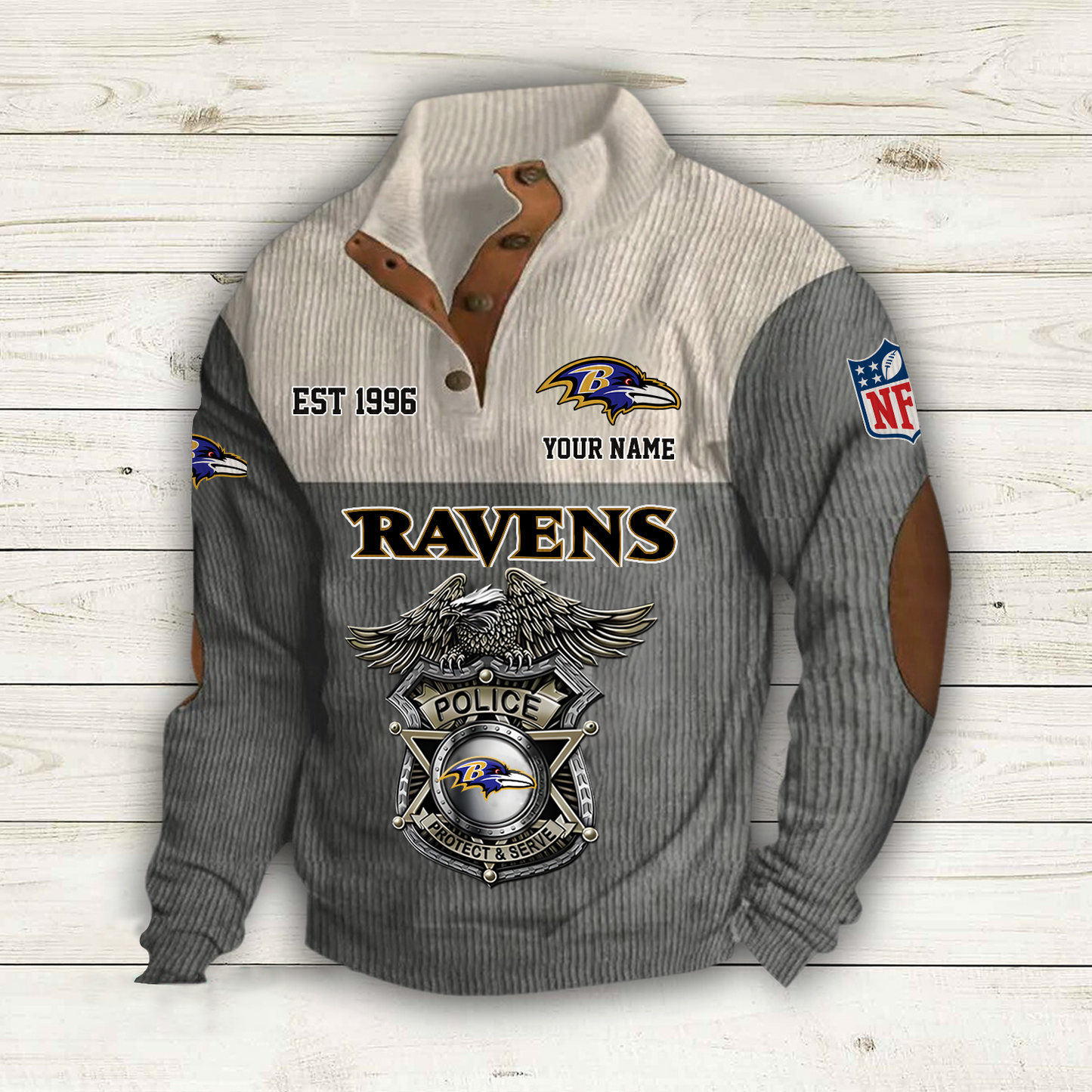 BAL x NFL Custom Name Sport Sweatshirt DatND DVT