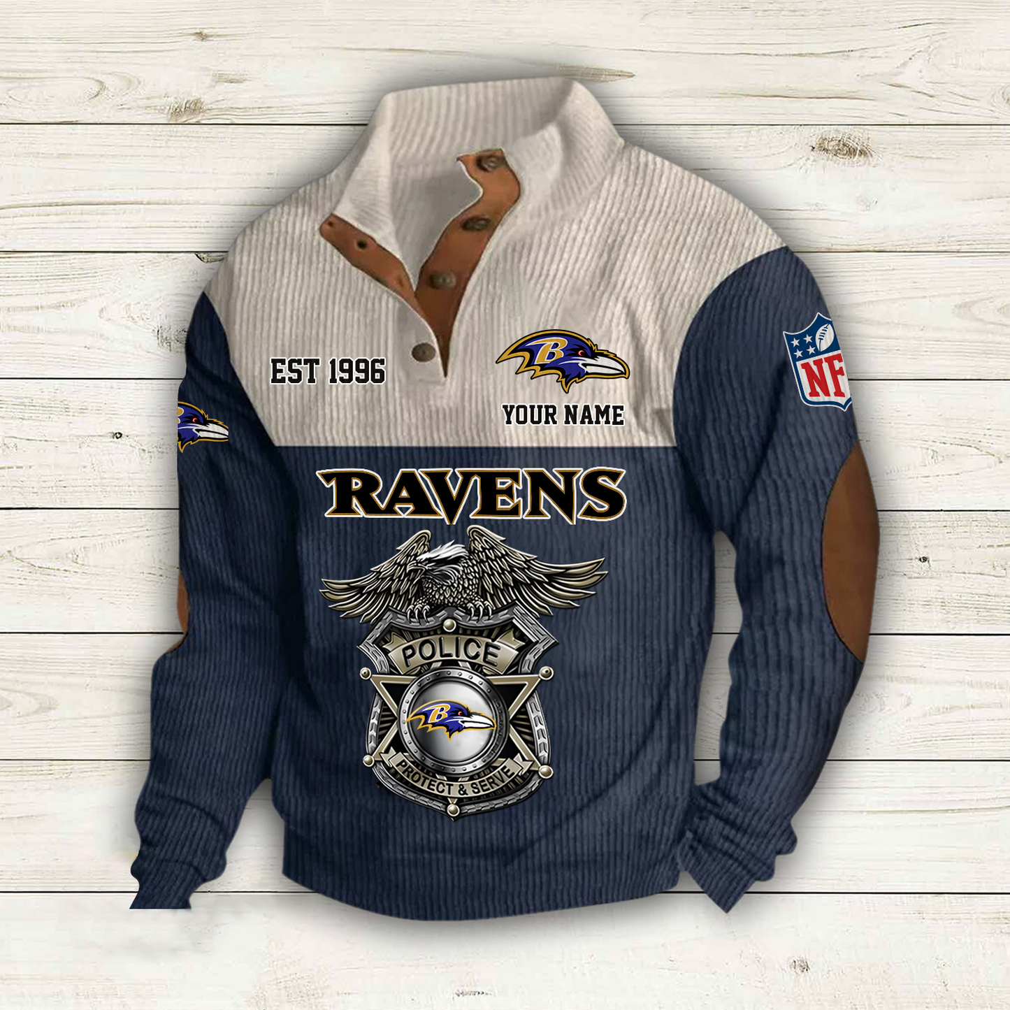 BAL x NFL Custom Name Sport Sweatshirt DatND DVT