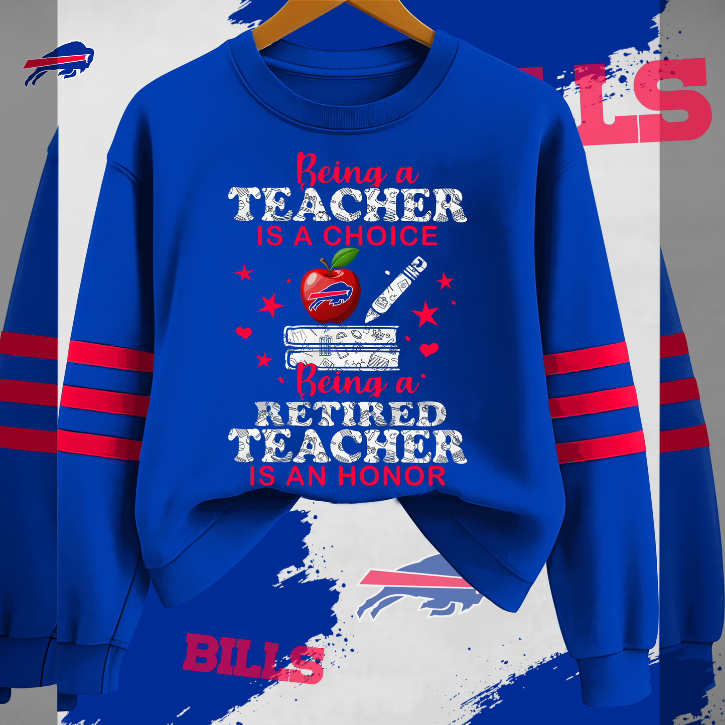 BB Premium NFL Teacher Honor 3D Sweatshirt DDT HLPHUONG