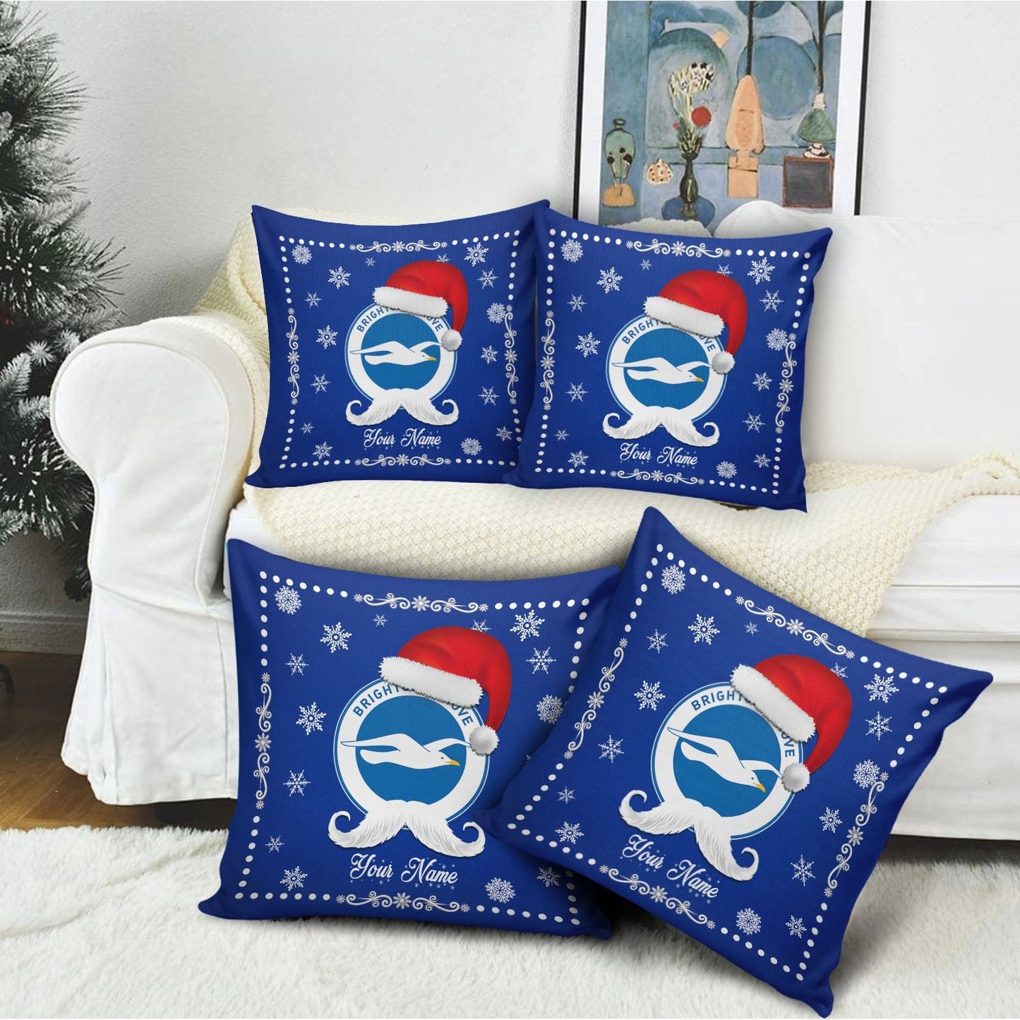 BHA x EPL Christmas Pillow DatND DVT