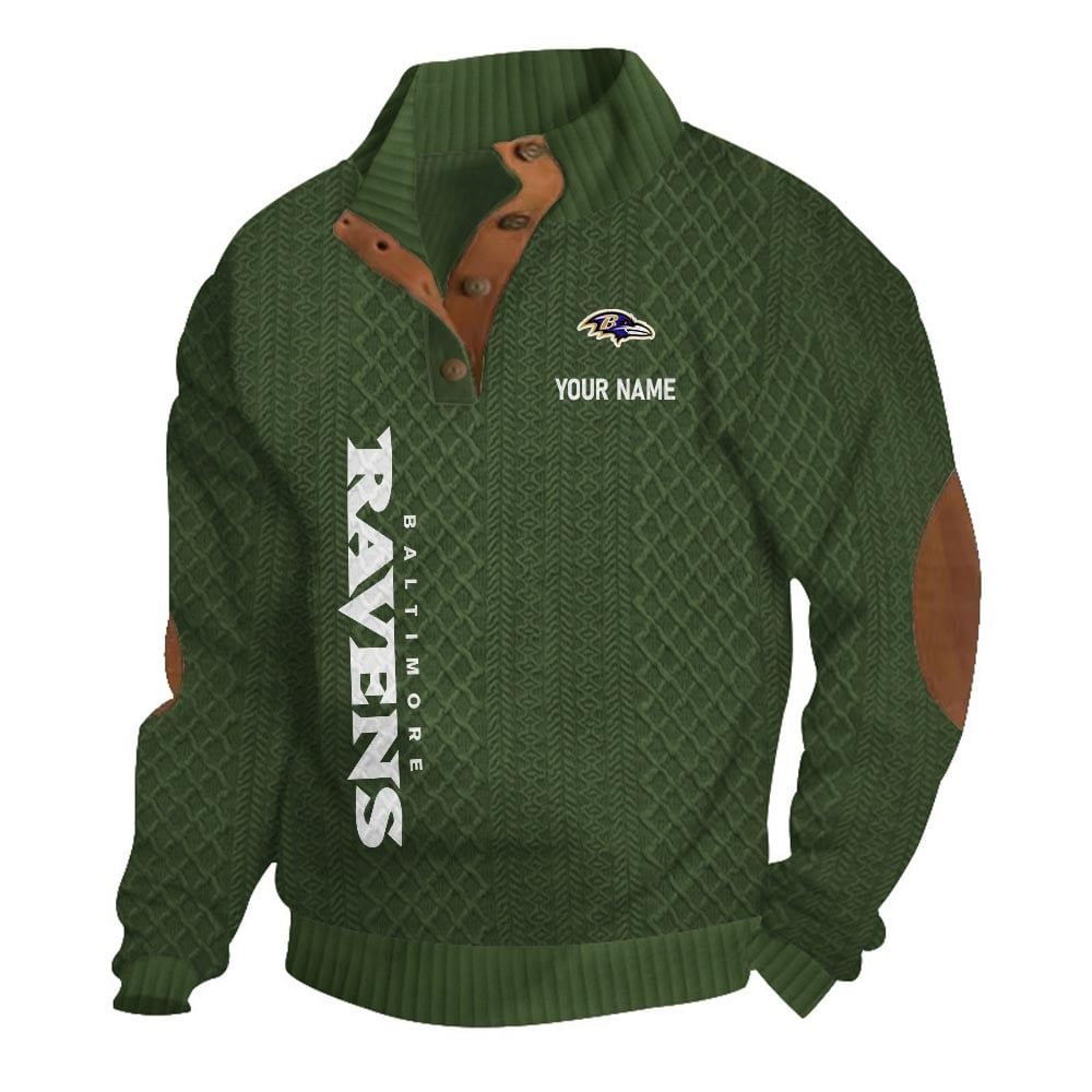 BR NFL Basic Knitted Stand Collar Sweatshirt DDT CTND