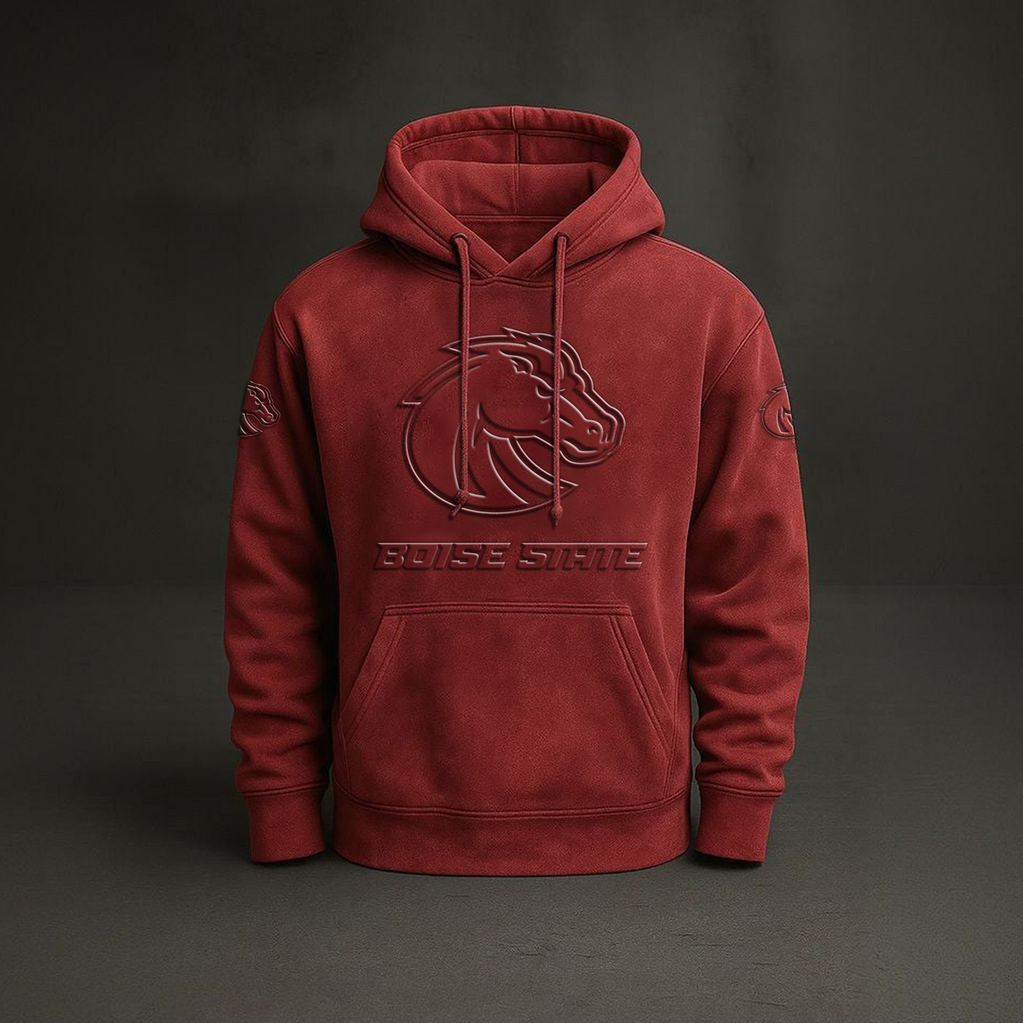 BSU Embossed Hoodie DatND DVT