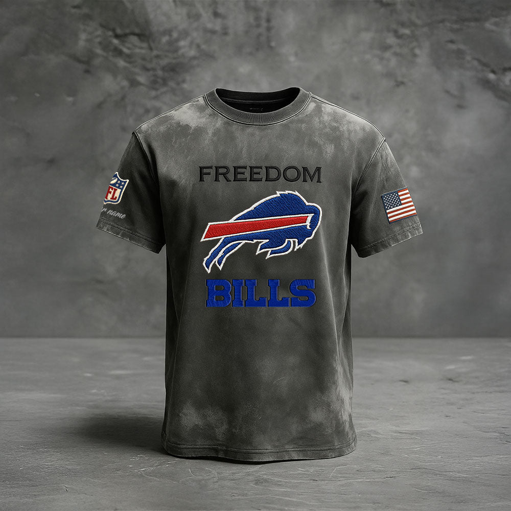 BUF Premium NFL The Freedom Washed Tee DatND DVT