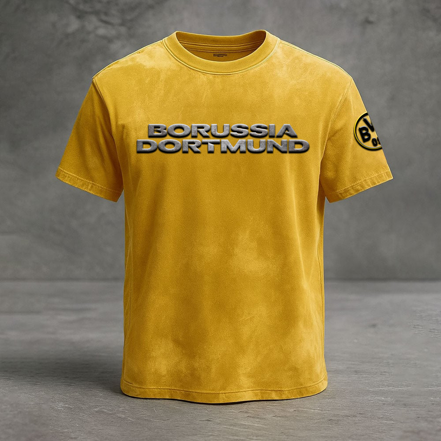 BVB x UEFA Embossed Tshirt DATND TANTD 2310