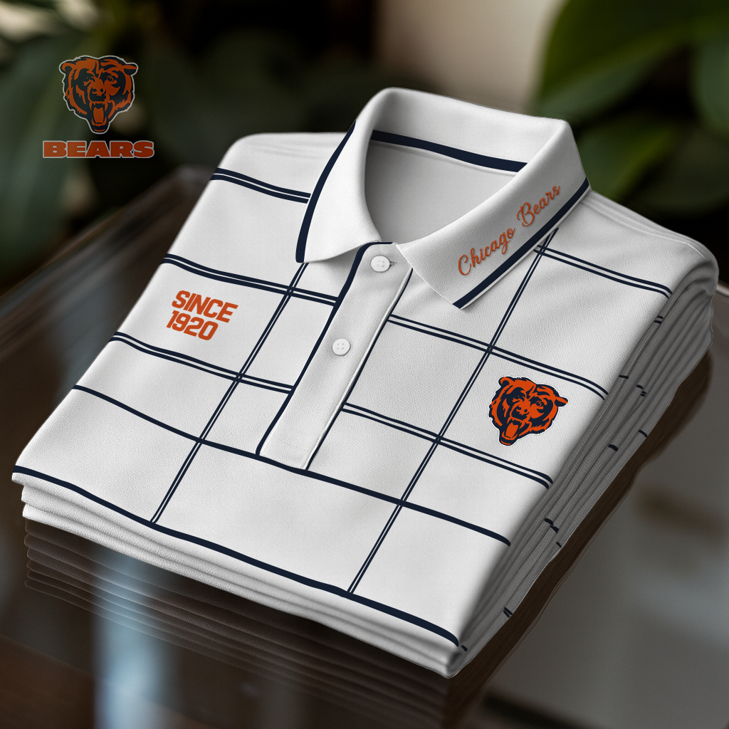 CHI Premium NFL Polo Shirt DDT NTL