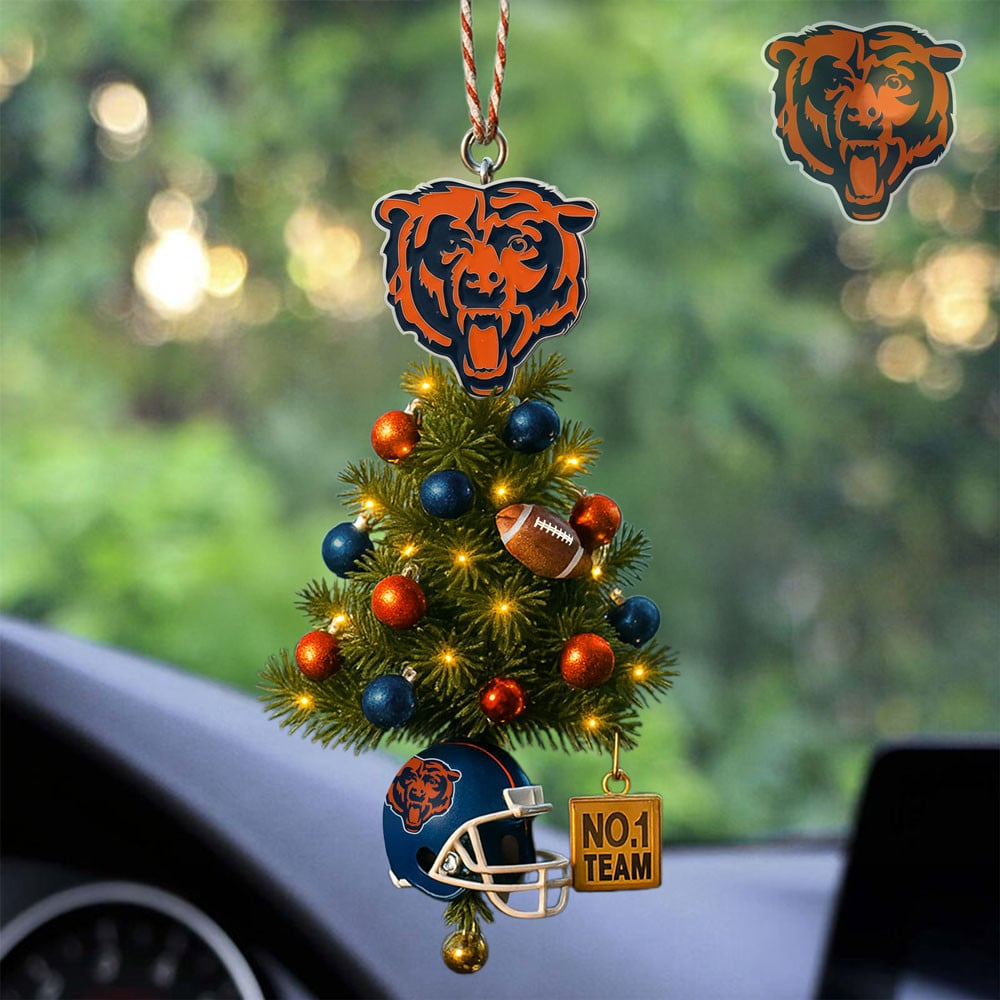 CHI Premium NFL No.1 Team Christmas Car Hanging Ornament DDT HLPHUONG