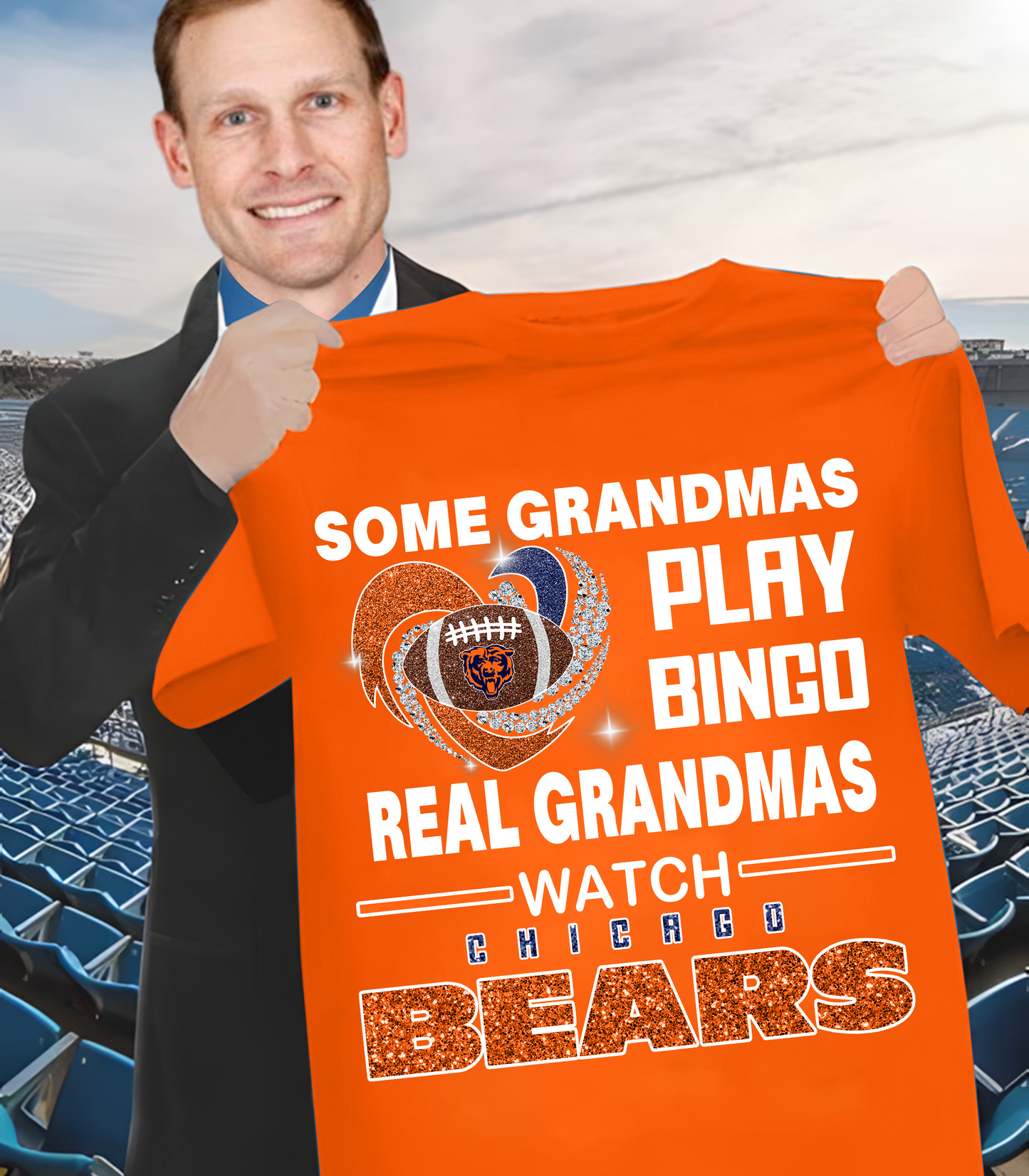 CHI X NFL some grandmas play bingo real grandmas wach DATND THUONGNH