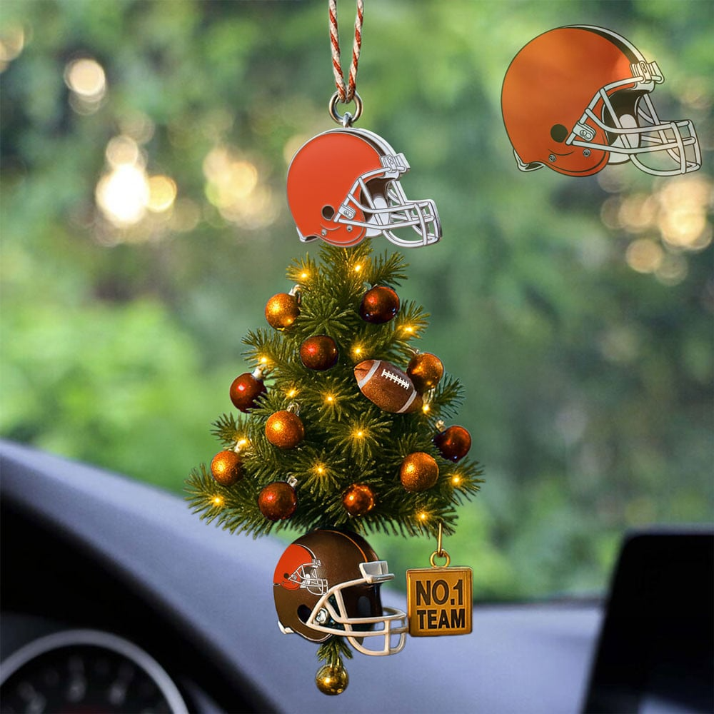 CLE Premium NFL No.1 Team Christmas Car Hanging Ornament DDT HLPHUONG