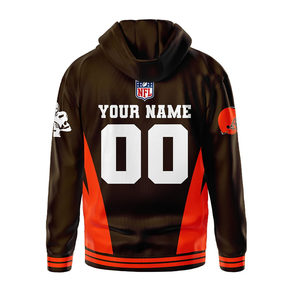 CLE Premium NFL Personalized Fan Hoodie DDT NTL