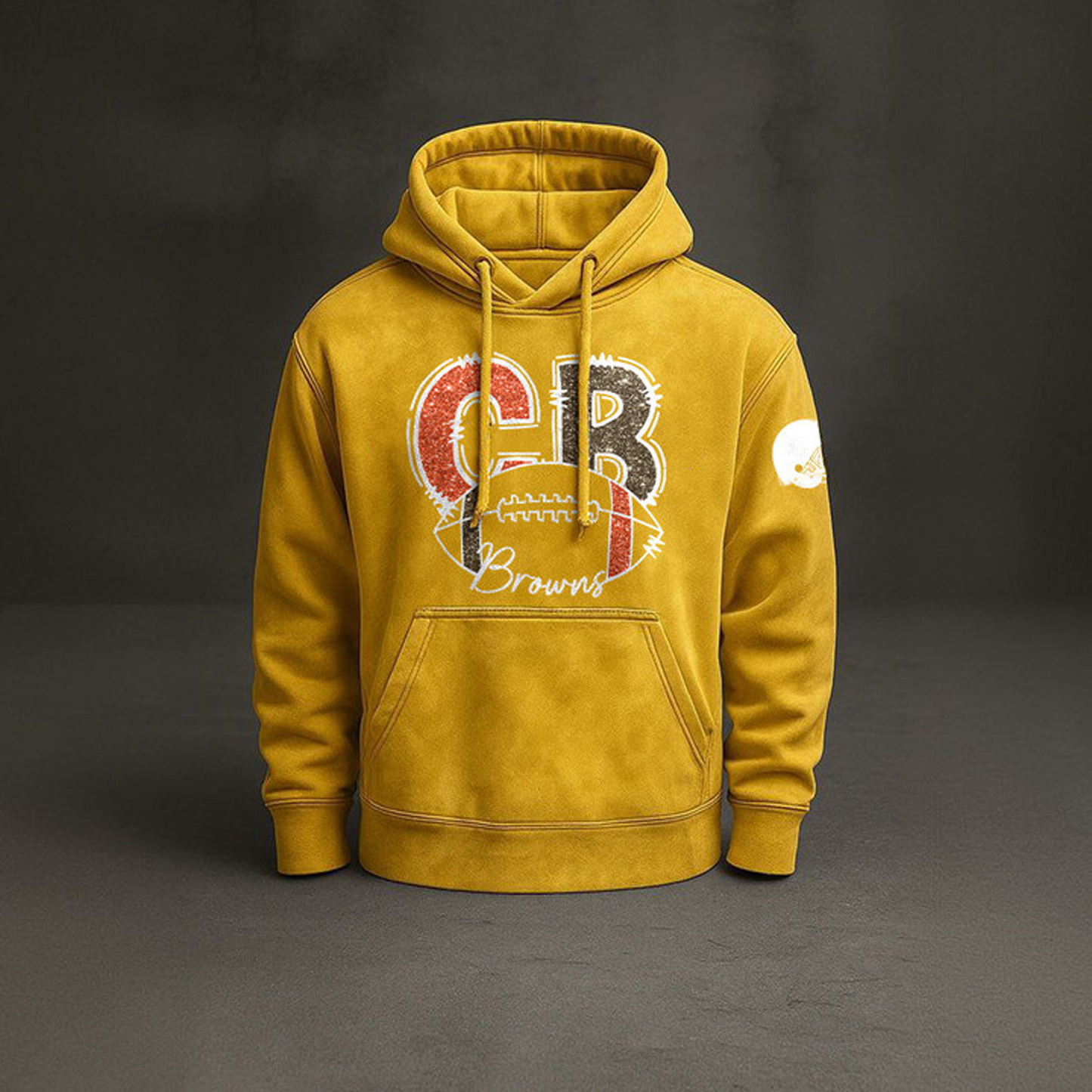 CLE x NFL Embossed Hoodie DatND THUONGNH