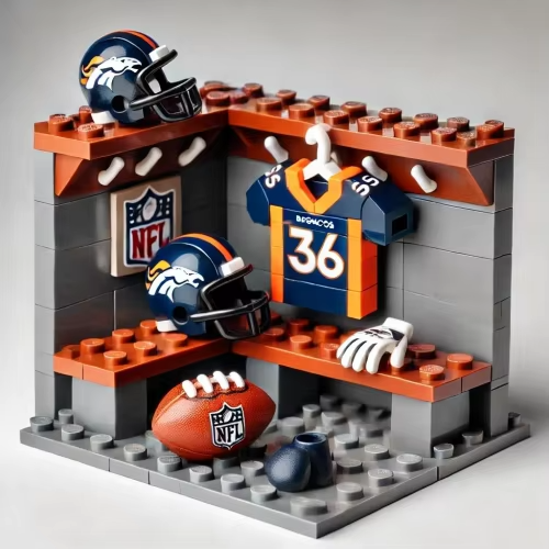 NFL Teams Custom Building Blocks Creative Peripheral Gift Model Toy Mini Changing Room Professional Football League Teams DDT CTND KAN