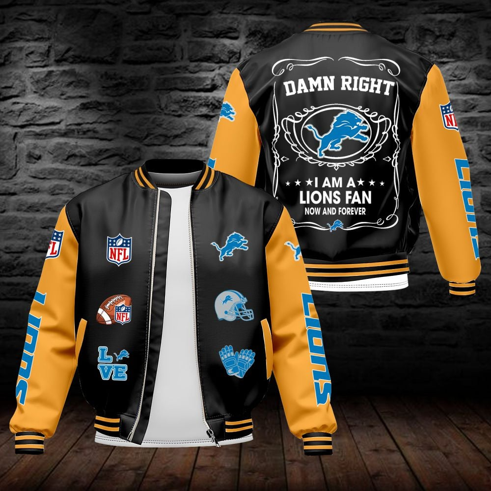 DL NFL Premium Leather Bomber Jacket DDT HLPHUONG