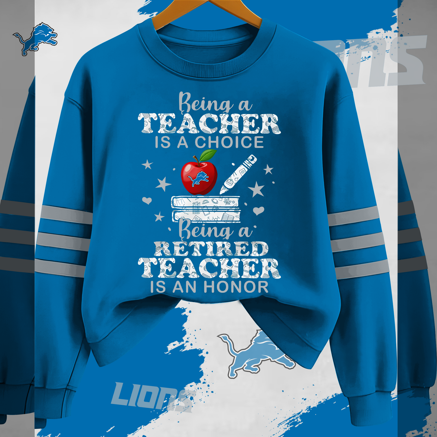 DL Premium NFL Teacher Honor 3D Sweatshirt DDT HLPHUONG