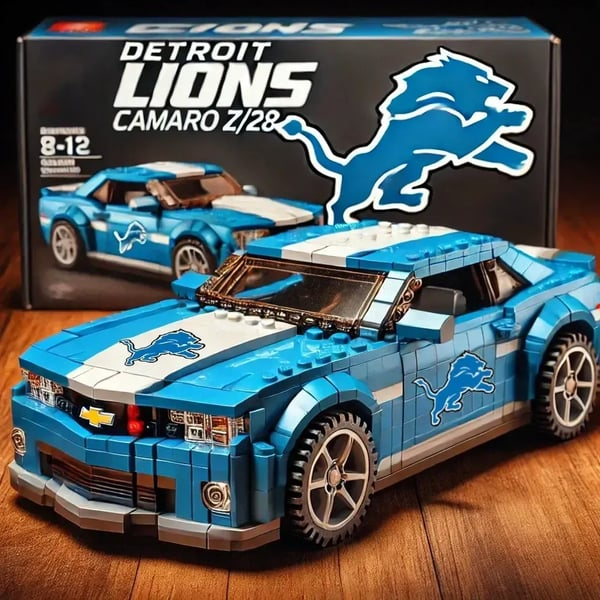 NFL x DTLN Camaro Football Team Building Blocks V1 NAK