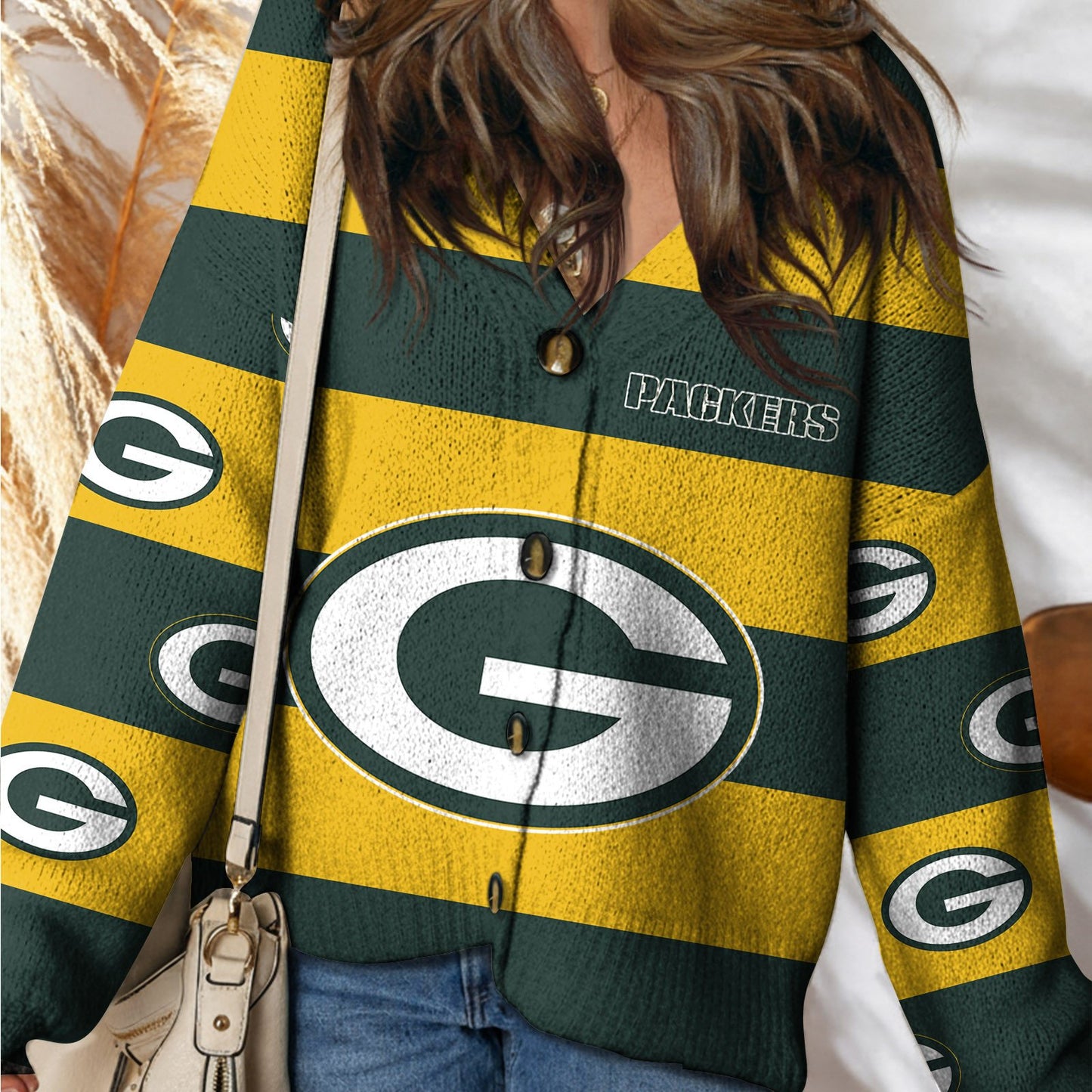 GB x NFL Cardigan Sweatshirt With Button DatND DVT