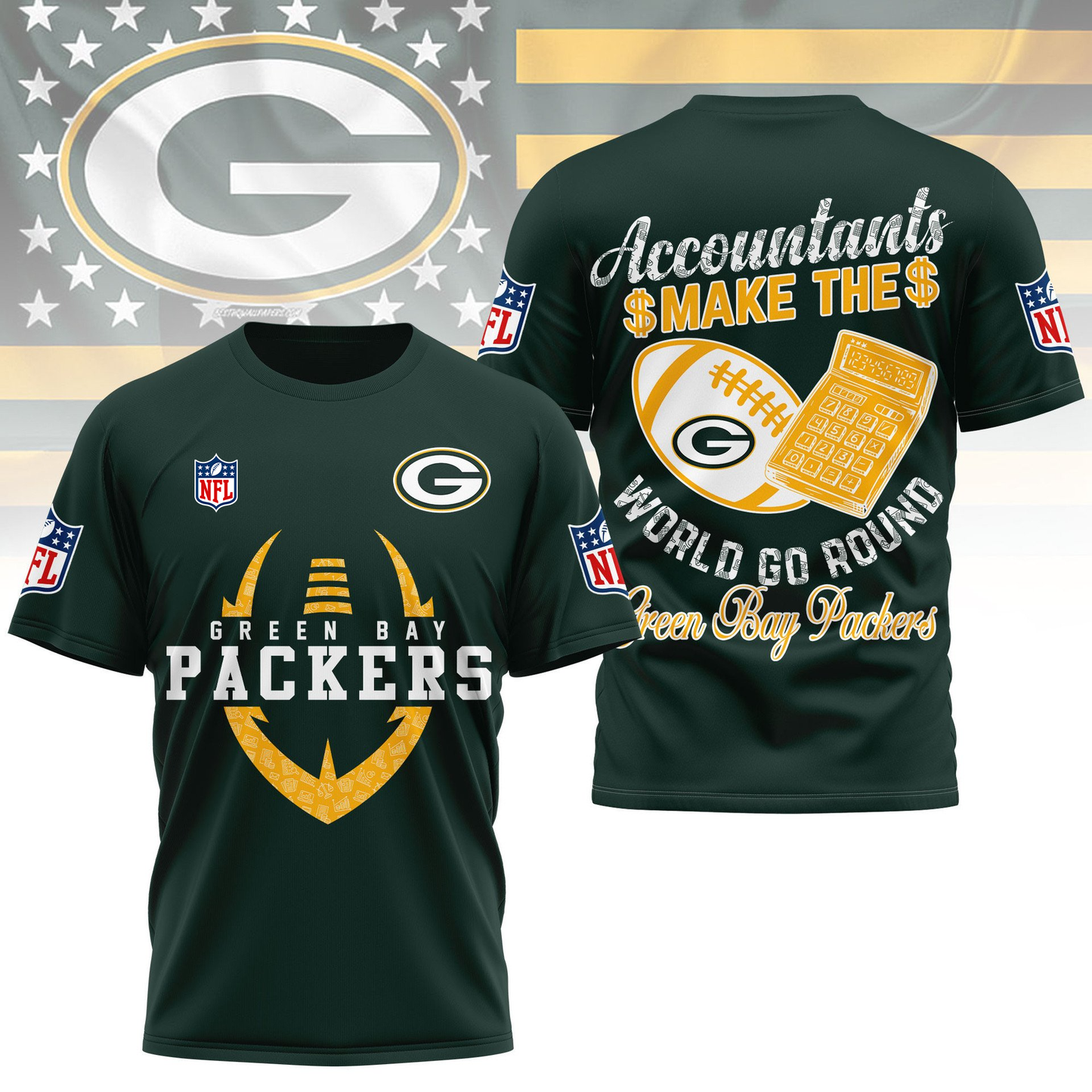 GBP Premium NFL Accountant Pride Fan 3D Shirt DDT CTND