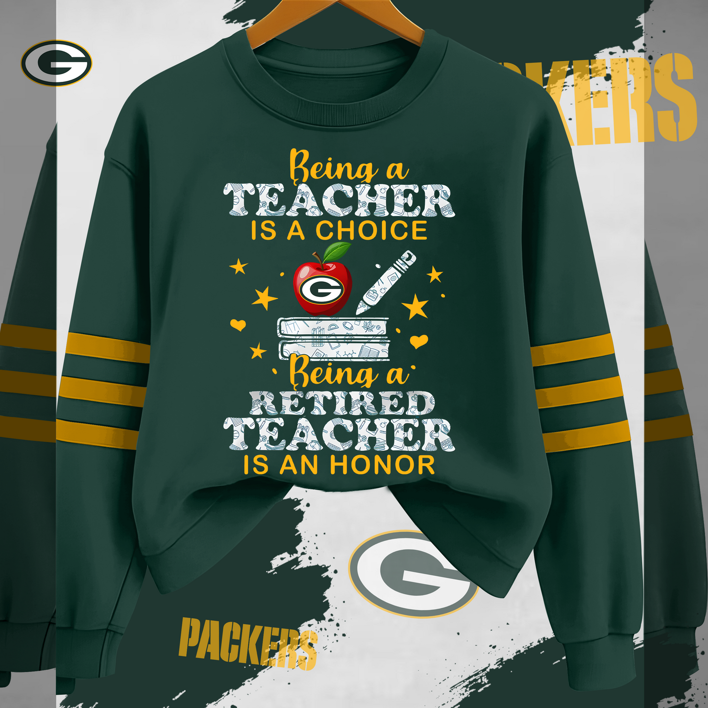 GBP Premium NFL Teacher Honor 3D Sweatshirt DDT HLPHUONG