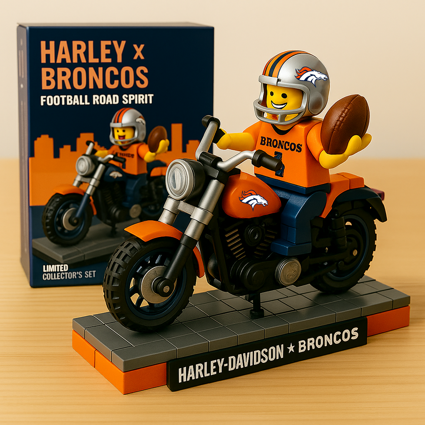 HD x DEN NFL Humorous Building Block Set DatND DVT
