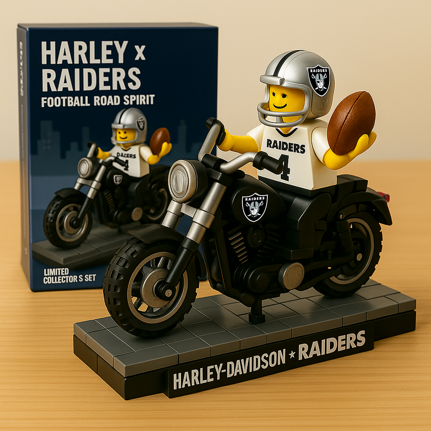 HD x LV NFL Humorous Building Block Set DatND DVT