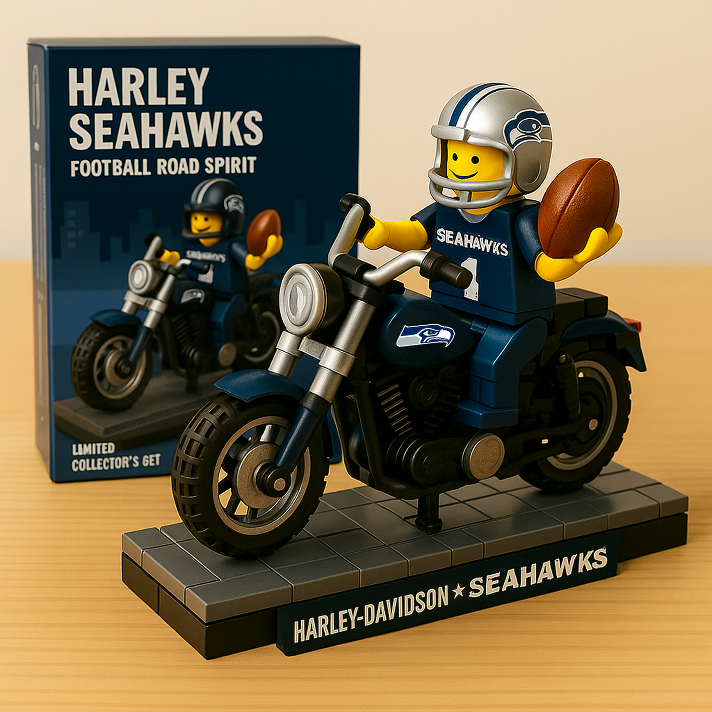 HD x SEA NFL Humorous Building Block Set DatND DVT