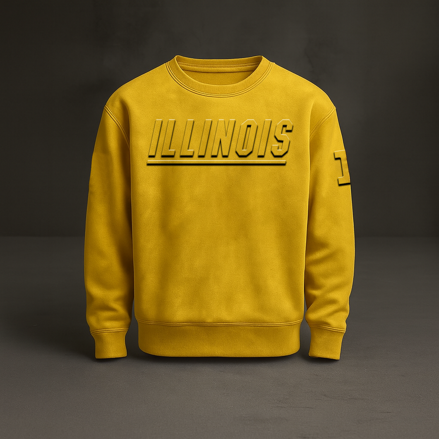 ILL x NCAA Embossed Sweat Shirt DATND TANTD