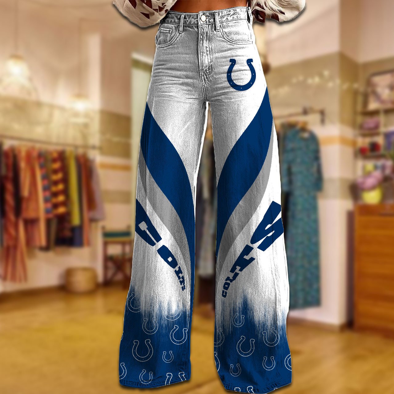 IND x NFL Women's Casual Wide Leg Pants DATND TANTD 281025
