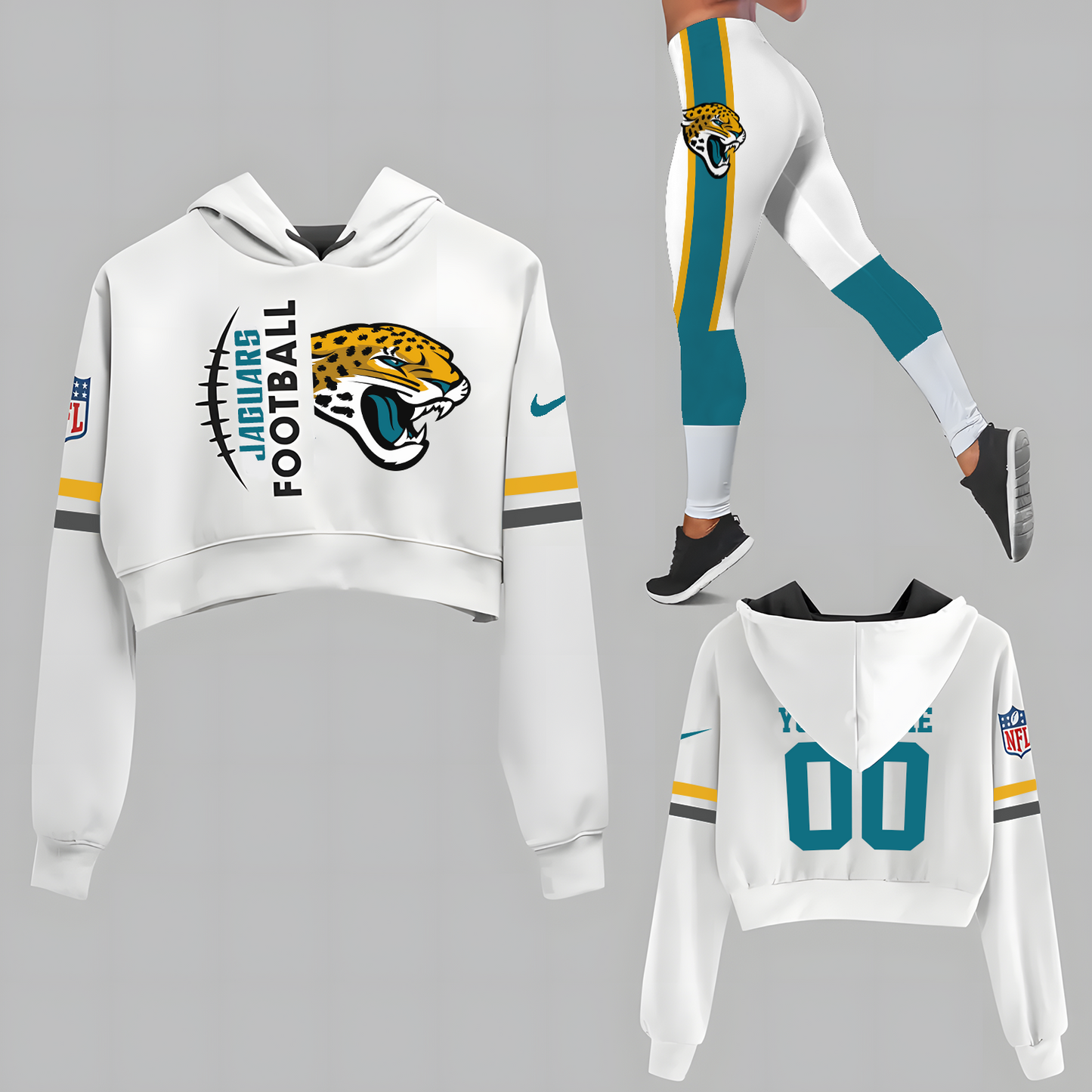 JAC x NFL Set Hoodie And Legging Workout DatND DVT