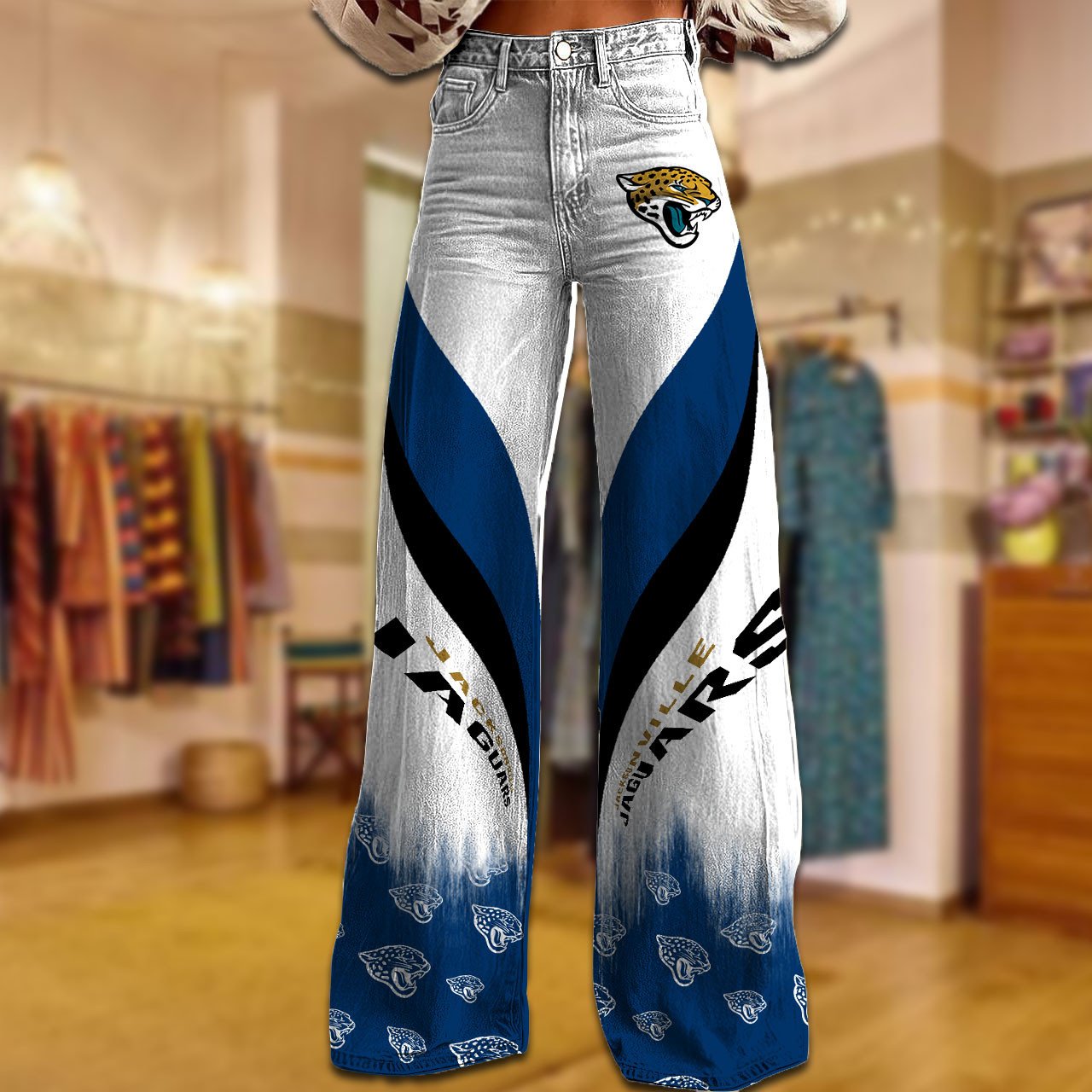 JAC x NFL Women's Casual Wide Leg Pants DATND TANTD 281025