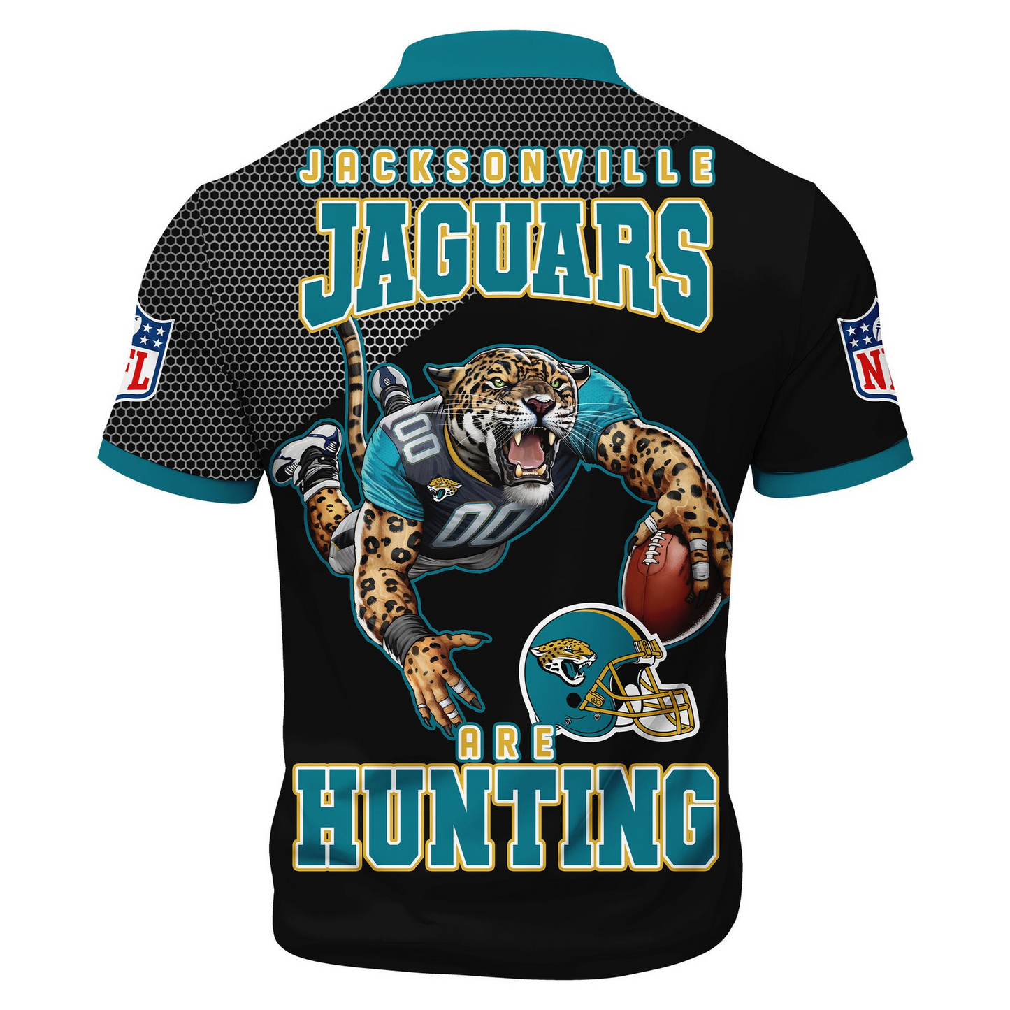 JJ Premium NFL Game Day Polo With Zipper Shirt DDT NTL