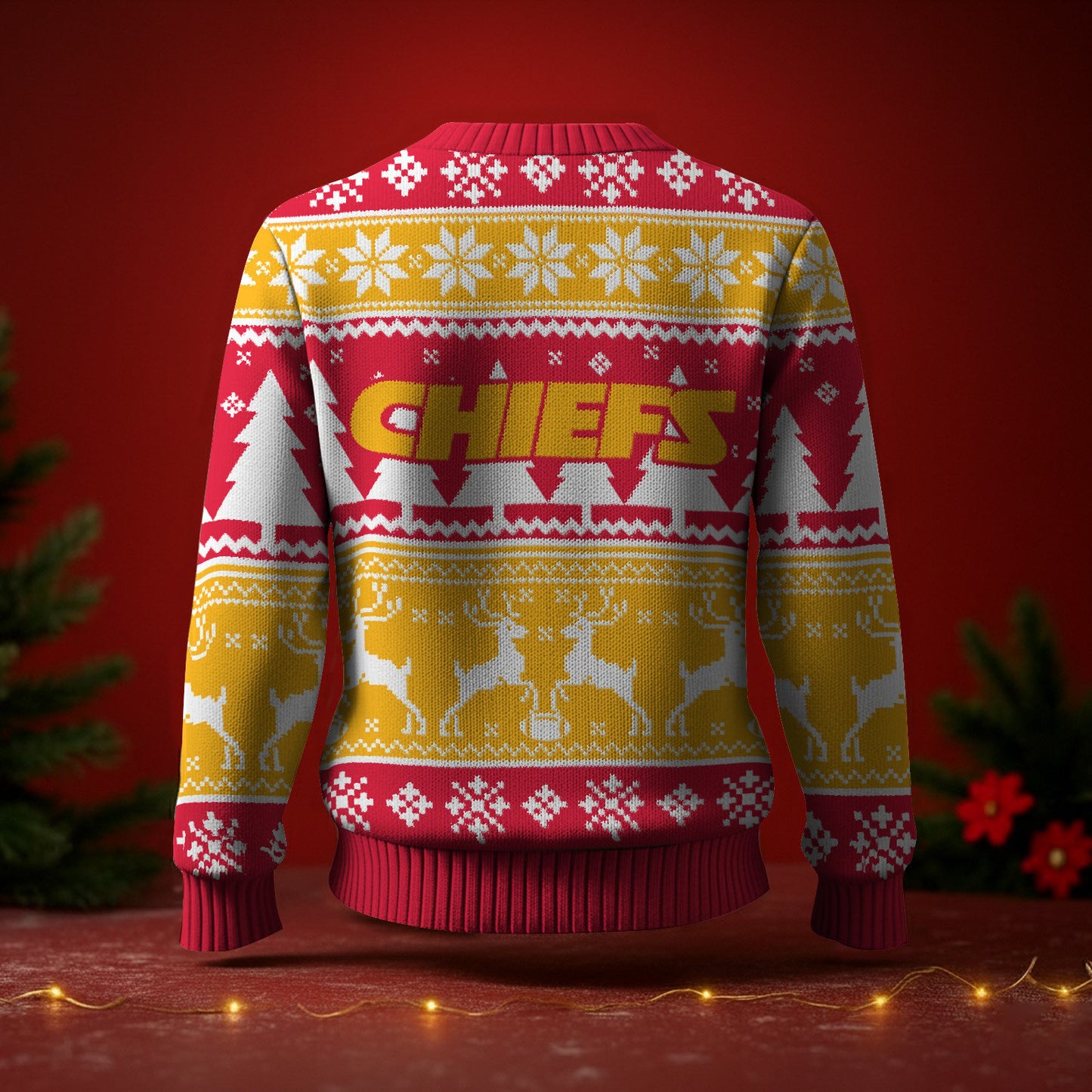 KC x NFL Premium Ugly Christmas Sweater DatND DVT