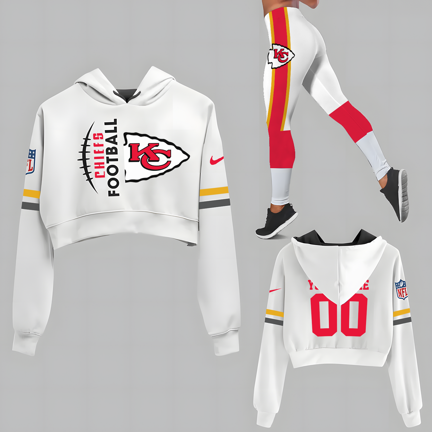 KC x NFL Set Hoodie And Legging Workout DatND DVT