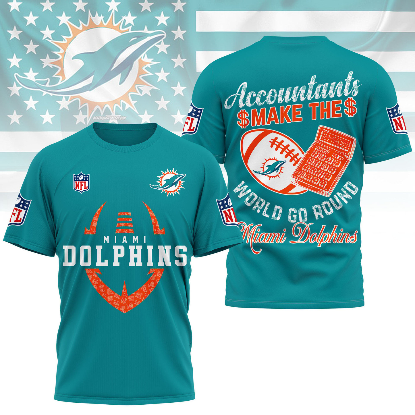 MD Premium NFL Accountant Pride Fan 3D Shirt DDT CTND