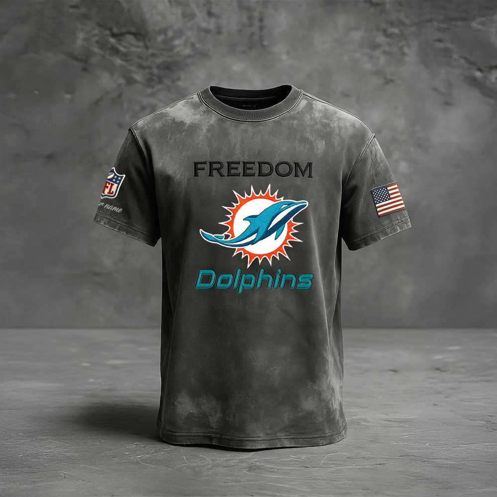 MIA Premium NFL The Freedom Washed Tee DatND DVT