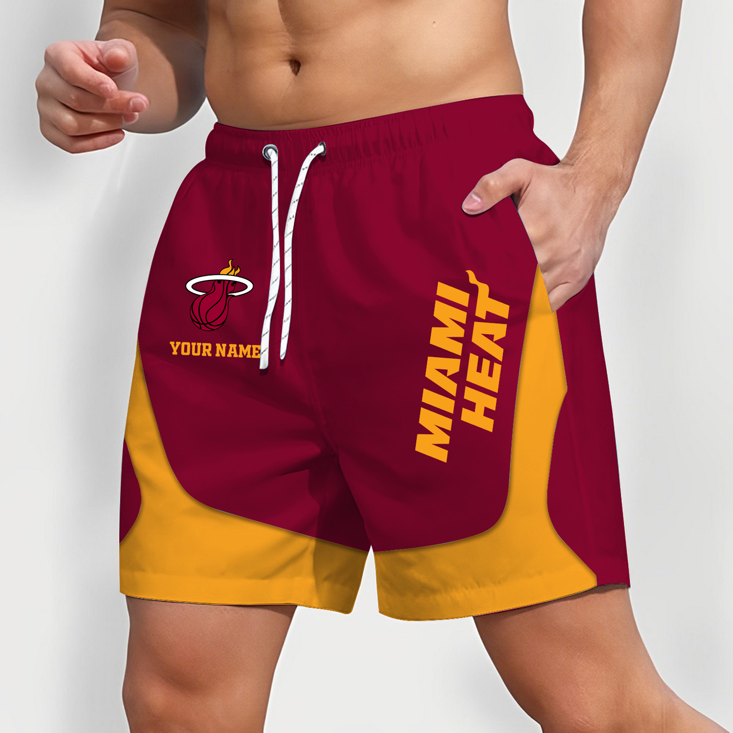 MIA x NBA Team Special Short Pants For Men Custom Name Gifts DATND TANTD