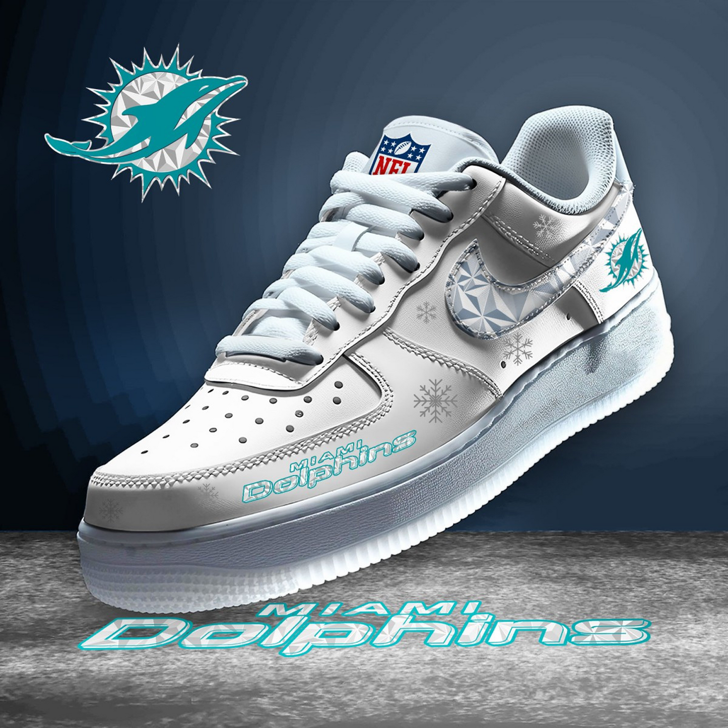 MIA x NFL Diamond Air Sneaker - Limited Edition DatND DVT