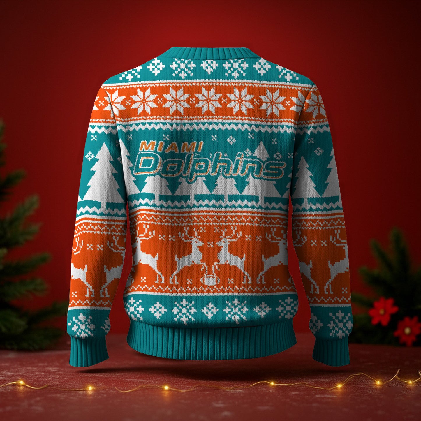 MIA x NFL Premium Ugly Christmas Sweater DatND DVT