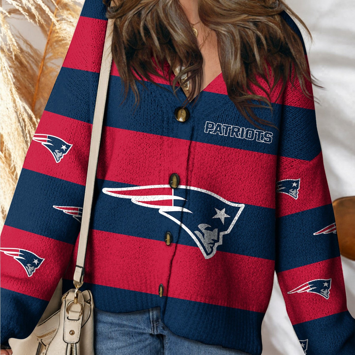 NE x NFL Cardigan Sweatshirt With Button DatND DVT