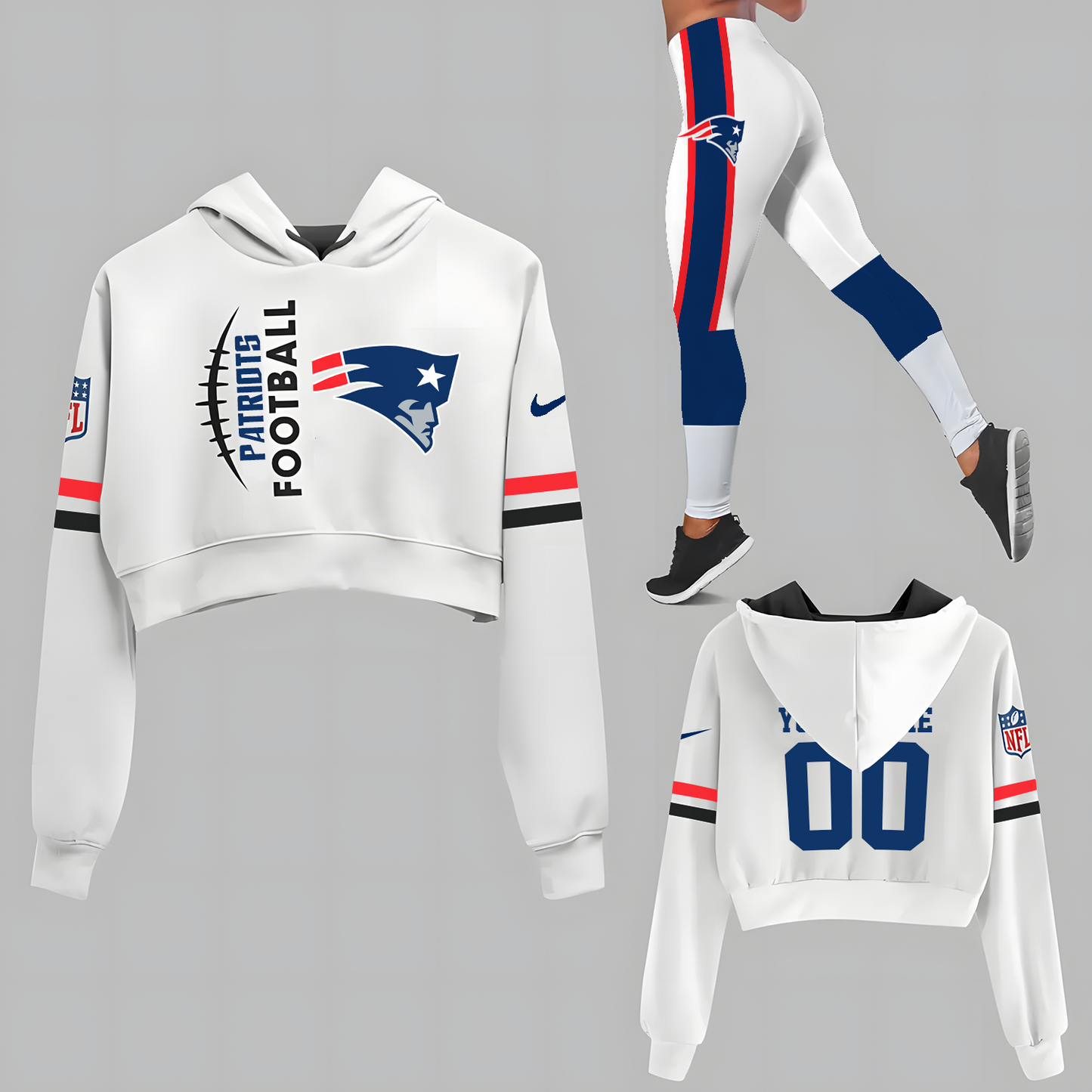 NE x NFL Set Hoodie And Legging Workout DatND DVT