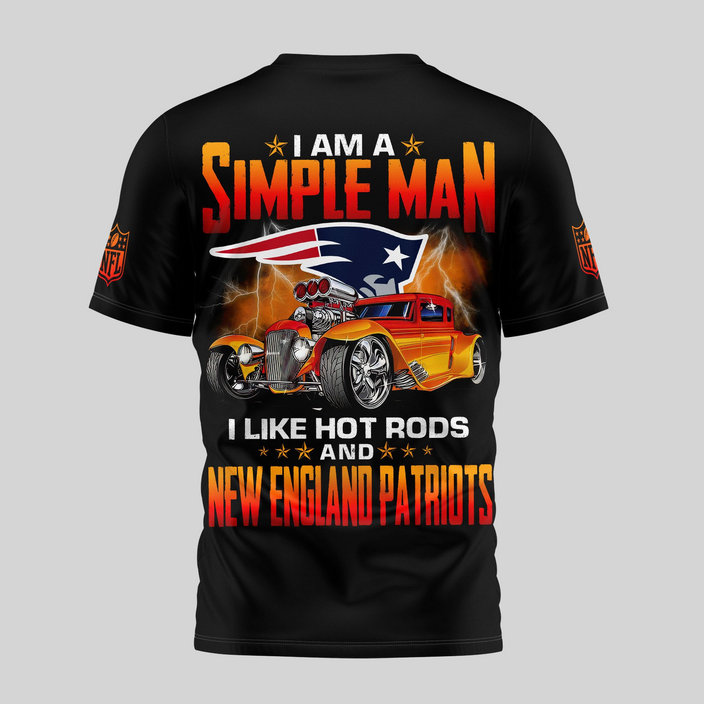 NEP Premium NFL Hot Rods 3D Shirt DDT HLPHUONG