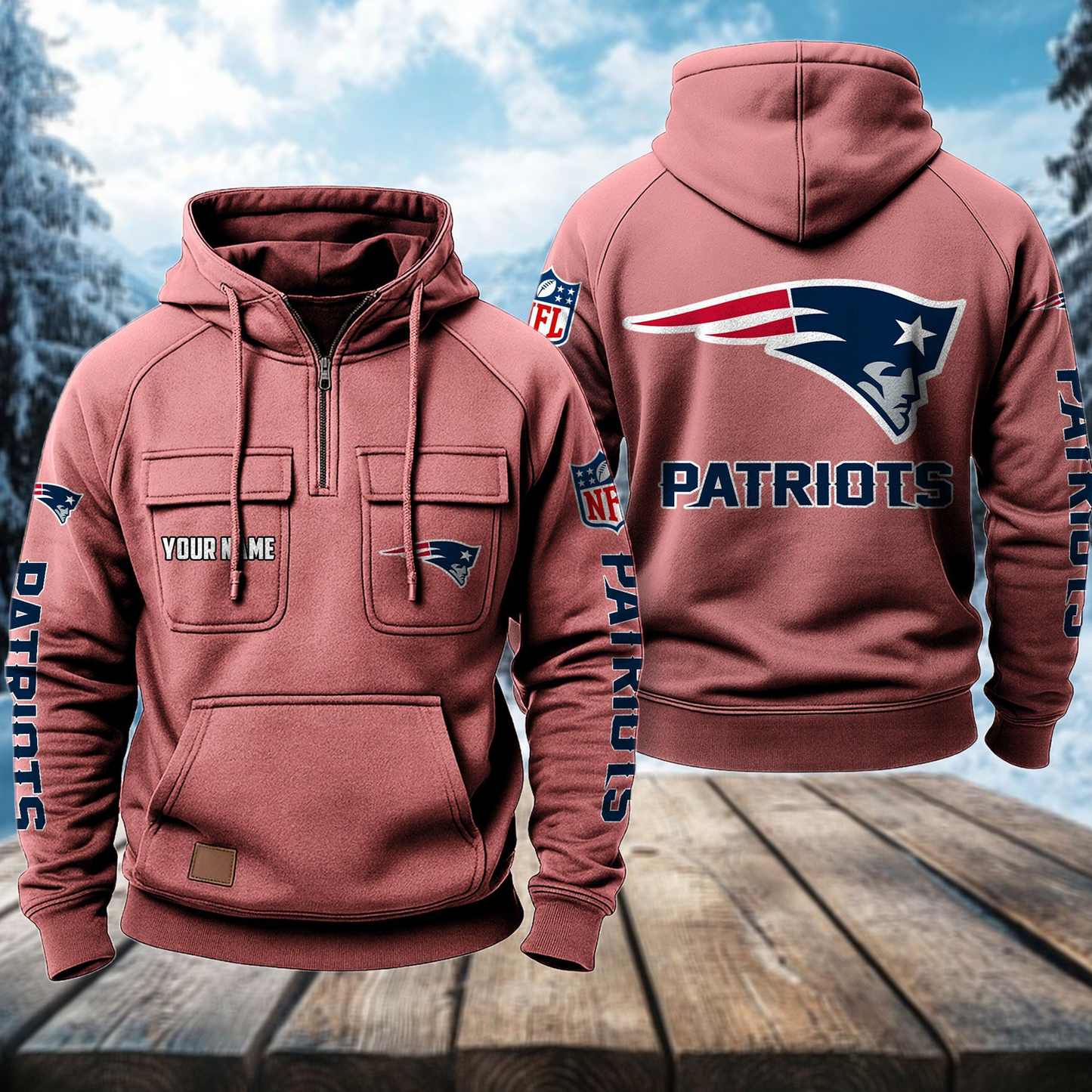 NEP x NFL Premium Hoodie DATND TANTD